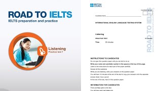 ROAD TO IELTS LISTENING TEST 7. British Council. (MOCK TEST!)