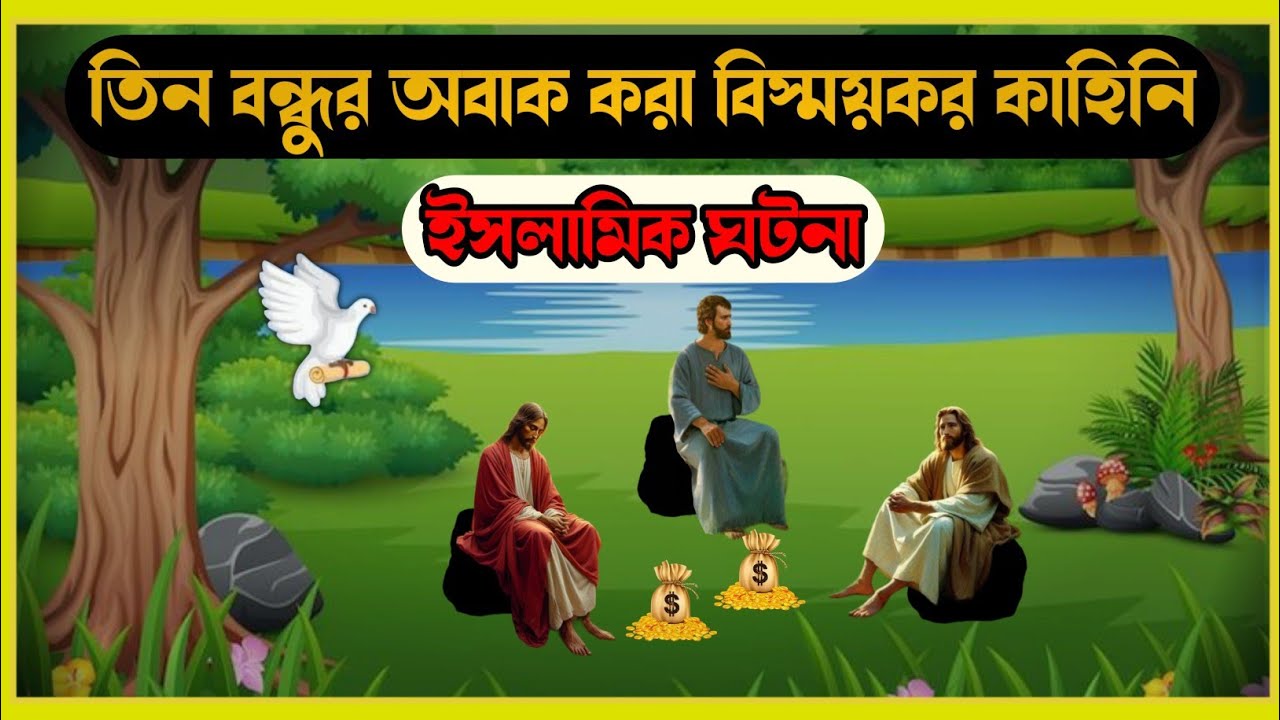 তিন বন্ধুর অবাক করা বিস্ময়কর কাহিনি | জীবনে এমন বন্ধু পাওয়া খুবই দুষ্কর বিষয় | Islamic Story