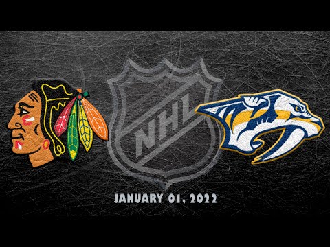 NHL Blackhawks vs Predators | Jan.01, 2022