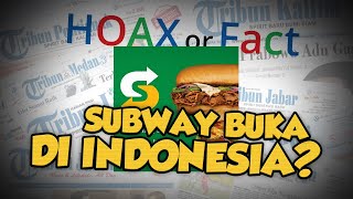 Hoax or Fact: Viral Twitter, Benarkah Subway Buka di Indonesia? Ini Faktanya