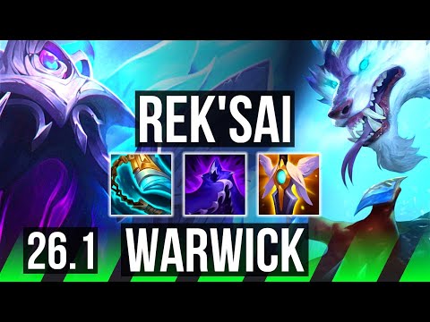 REK'SAI vs WARWICK (JGL) | KR Master | 26.1
