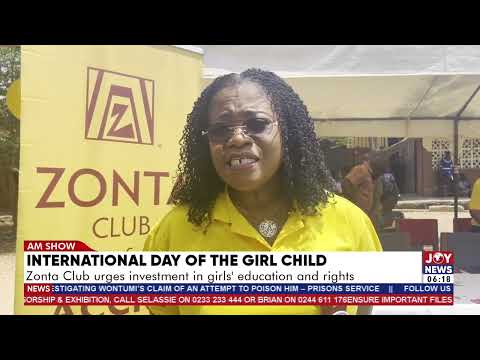 International Day of the Girl Child: Zonta Club urges investment in girls' education and rights