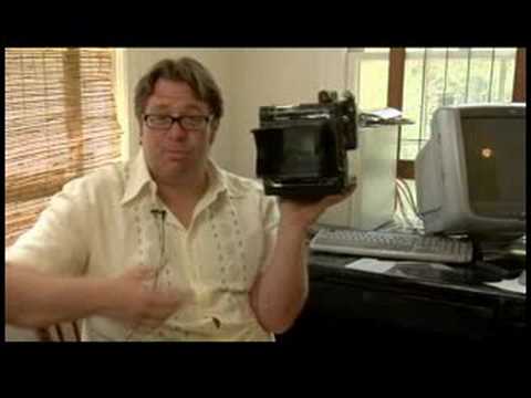 大判4×5カメラの使い方 : 大判4×5カメラのパーツを紹介します。グラウンドガラス (How to Use a Large Format 4x5 Camera : Large Format 4 x 5 Camera Parts: Ground Glass)