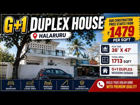 G+1 Duplex House in Halaruru, Bangalore by Dream Value Realtors