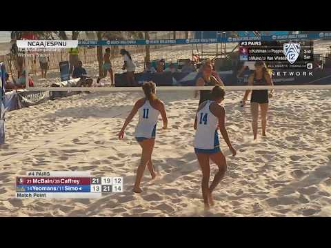 2019 NCAA Beach Volleyball Championship: No. 2 UCLA takes down No. 3 Florida State to remain...