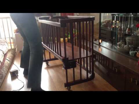 сборка детской приставной кроватки Baby Dream