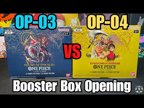 Opening TWO One Piece Booster Boxes! (OP-03 and OP-04)