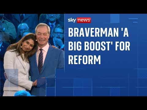 Nigel Farage reiterates that Reform will leave ECHR as he welcomes Suella Braverman