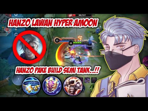 hanzo solo rank ketemu hyper amoon, siapakah yang menang? - gameplay hanzo