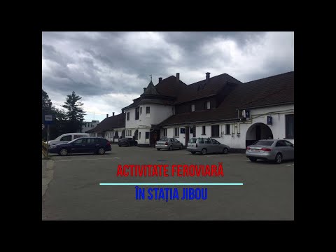 Activitate feroviara Statia C.F Jibou Station railway activity