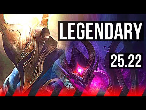 PANTHEON vs MORDEKAISER (TOP) | 9/0/2, 7 solo kills, Legendary | KR Master | 25.22