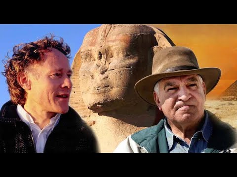 Graham Hancock and Zahi Hawass in Egypt