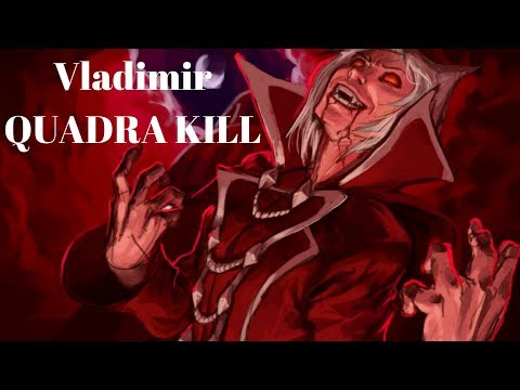 Full AP Vladimir 0% CDR 1v4 "OUTPLAY" INSANE HEAL FOR FULL HP