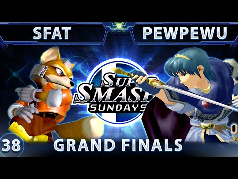 SSS 38 - SFAT (Fox) Vs. CLG PewPewU (Marth) SSBM Grand Finals - Smash Melee