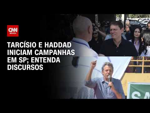 Tarcísio aborda pauta da mulher, enquanto Haddad elogia Lula em SP; veja análise | CNN PRIME TIME