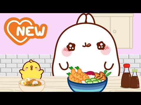 Molang Makes Delicious kawaii Japanese Food! 🍙💖
