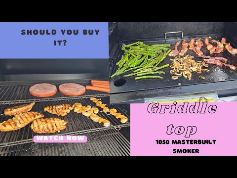 Griddle top for Masterbuilt 1050 smoker- Review and installation