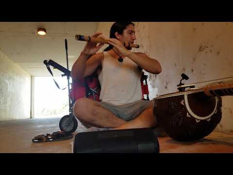 Raga Puriya Kalyan (Glory of Dusk) Bansuri Improv Over Play