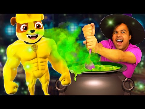 Rubble se tornou o mais forte do planeta! História infantil com a Patrulha Canina.