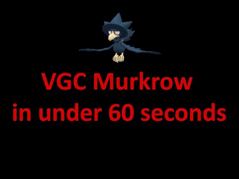 Murkrow Explained In Under 60 Seconds // Scarlet and Violet VGC