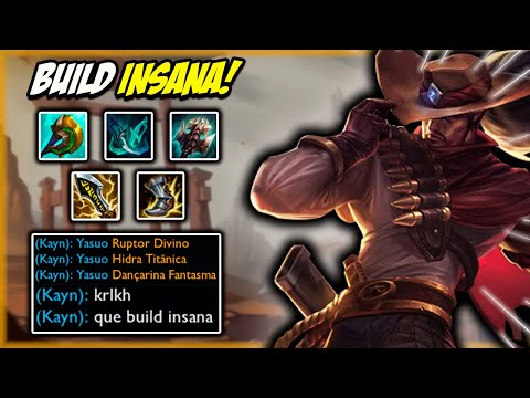 BUILD YASUO DE RUPTOR DIVINO E HIDRA TITÂNICA KKKKK! | Yasuo vs Vex | Mono Yasuo | League of Legends
