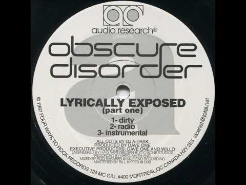 Obscure Disorder - Lyrically Exposed Pt1
