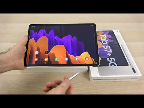Samsung Galaxy Tab S7+ 5G Unboxing în Limba Română (Tabletă 5G cu ecran de 120 Hz, Stylus)