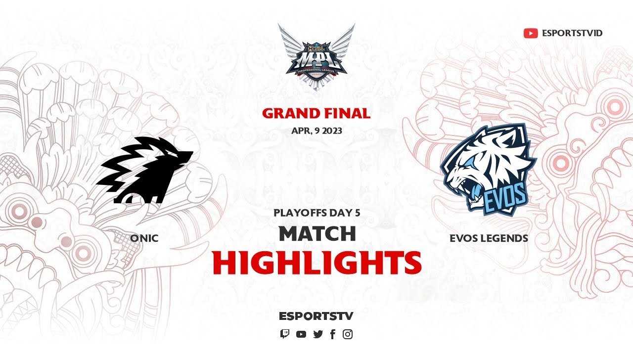 ONIC vs EVOS Legends HIGHLIGHTS GRAND FINAL MPL ID S11 | EVOS vs ONIC ESPORTSTV