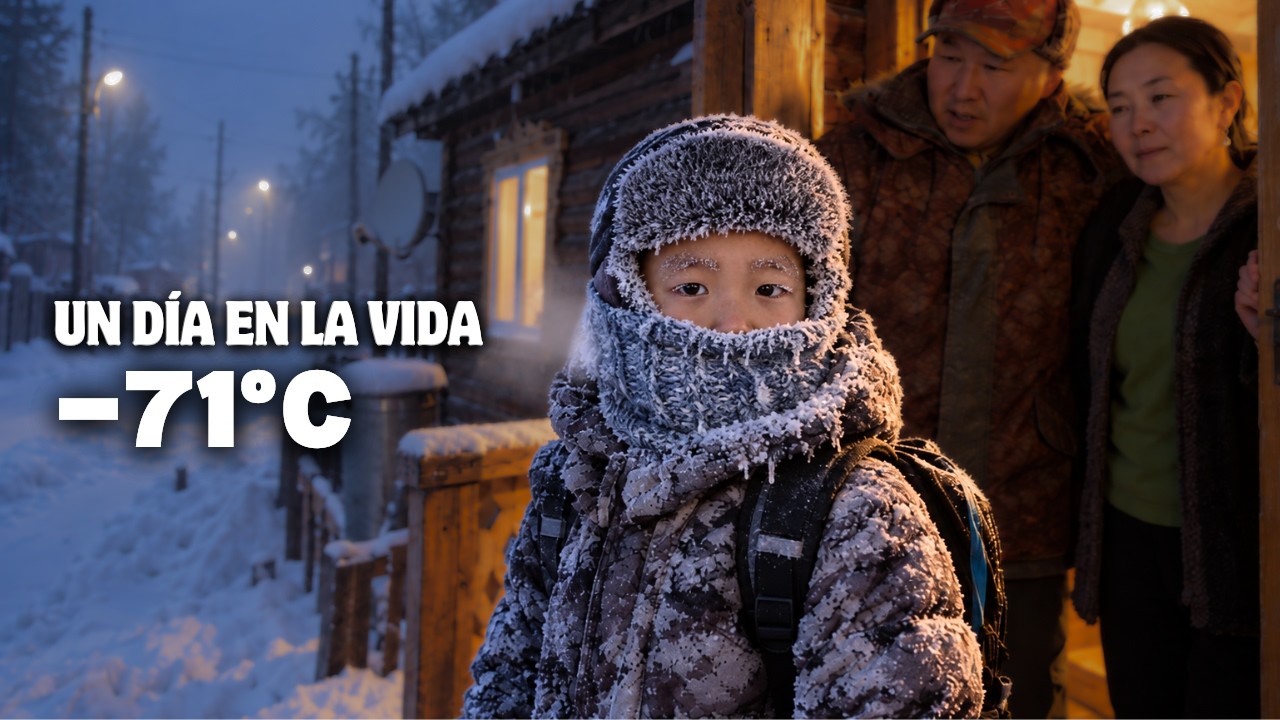 Un Día en el Pueblo Más Frío del Mundo a −71°C | Yakutia, Siberia