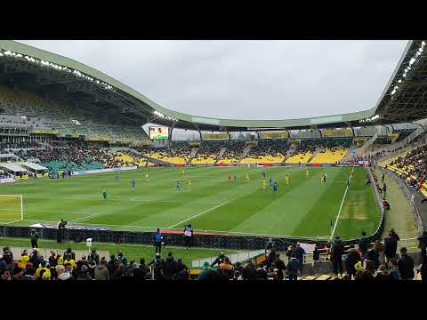 Fc Nantes 1-0 stade de Reims victoire et But de Moses Simon  et magnifique ambiance