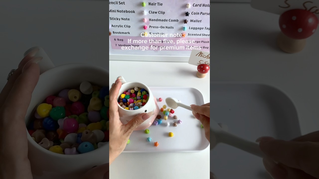 Michelle your 5 scoops order packing video here 🎁#fyp#mystery#packing #cute #gift #luckyscoop#asmr