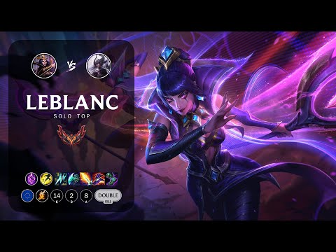 LeBlanc Top vs Syndra - EUW Grandmaster Patch 13.13