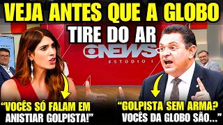 Sóstenes HUMILHA Andréia Sadi, GRITA QUE NÃO HOUVE GOLPE e é cortado do ar ao vivo na Globo!