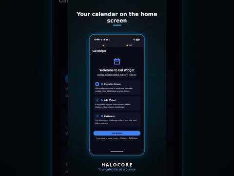 Cal Widget: Calendar Widget video thumbnail