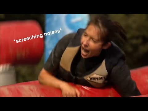 People breaking their bones in wipeout for 2 minutes straight