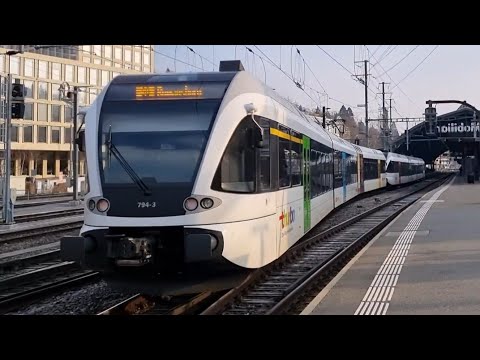 Thurbo GTW's in St Gallen