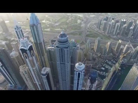 Dubai Palm Jumeirah / Dubai Marina DJI Phantom 3 & Timelapse 4K UHD Video