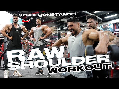 MASSIVE SHOULDER WORKOUT WITH SERGI CONSTANCE