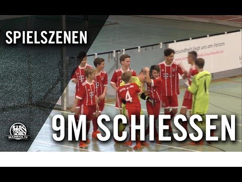 Neunmeterschießen | 1. FC Nürnberg U12 – FC Bayern München U12 (Halbfinale, 3. Hallenmasters)