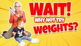 Not Walking Yet? Try Light Ankle Weights During Play 🧸🧑🏻🦰 | Pediatric PT for Down Syndrome #101