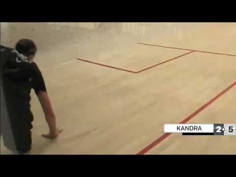 SQUASH. This rally had everything! | Kandra-Hammamy | Allam British Open
