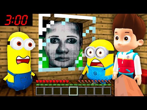 We Found Selene Delgado Nextbot at 3:00 AM - Obunga minions in minecraft Paw Patrol Gameplay Horror