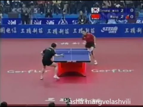 Ryu Sung Min vs Wang Liqin (China vs World 2004)