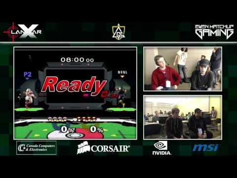 LANWAR X - EMG n0ne (Falcon) vs Moky (Fox, Falcon) - SSBM WQF