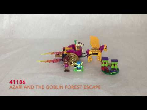 Lego Elves Set Number 41186 Azari and the Goblin Forest Escape Set Review.