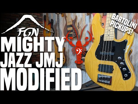 FGN Mighty Jazz JMJ MODIFIED - Bartolini Pickups & Rewired Push/Pull - LowEndLobster Builds