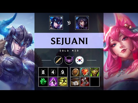 Sejuani Mid vs Ahri - KR Master Patch 25.11