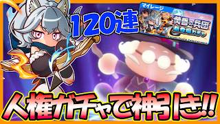 【久々博士】人権ガチャで久々の博士登場!!嬉しい偏りで大満足の120連！｜「ヴィンテ」「マグリル」「ディレス」パワフルアドベンチャーズ】【#パワアド 】
