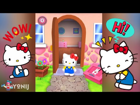 My Talking Hello Kitty Come Visit Hello Kitty's House - YouTube