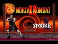 Mortal Kombat 2 Playthrough Smoke Very Hard With Custom Ending
